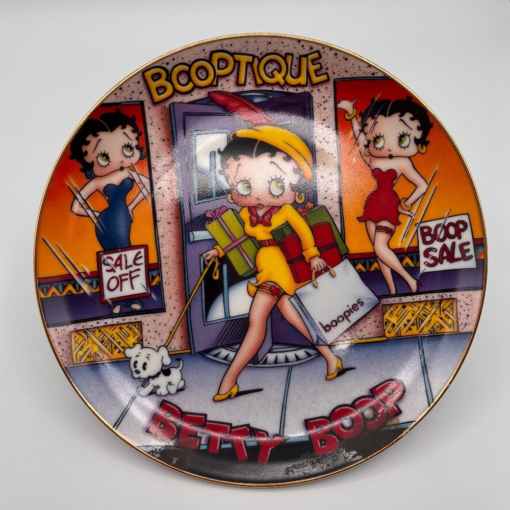 Danbury Mint Betty Boop This is the Life Vintage Car Betty Collector's Plate